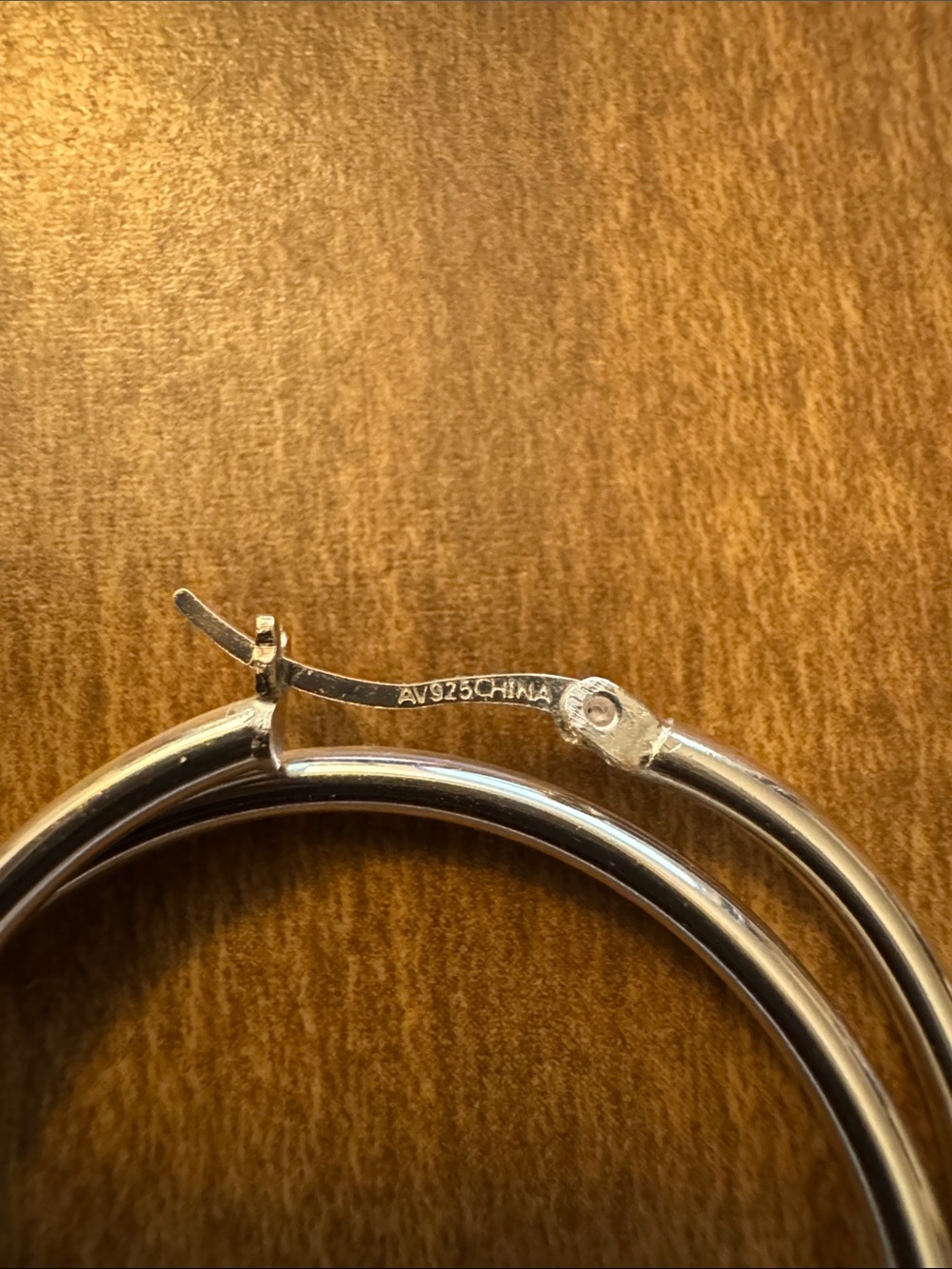 Sterling Silver 925 Hoop earrings - Picture 2 of 5